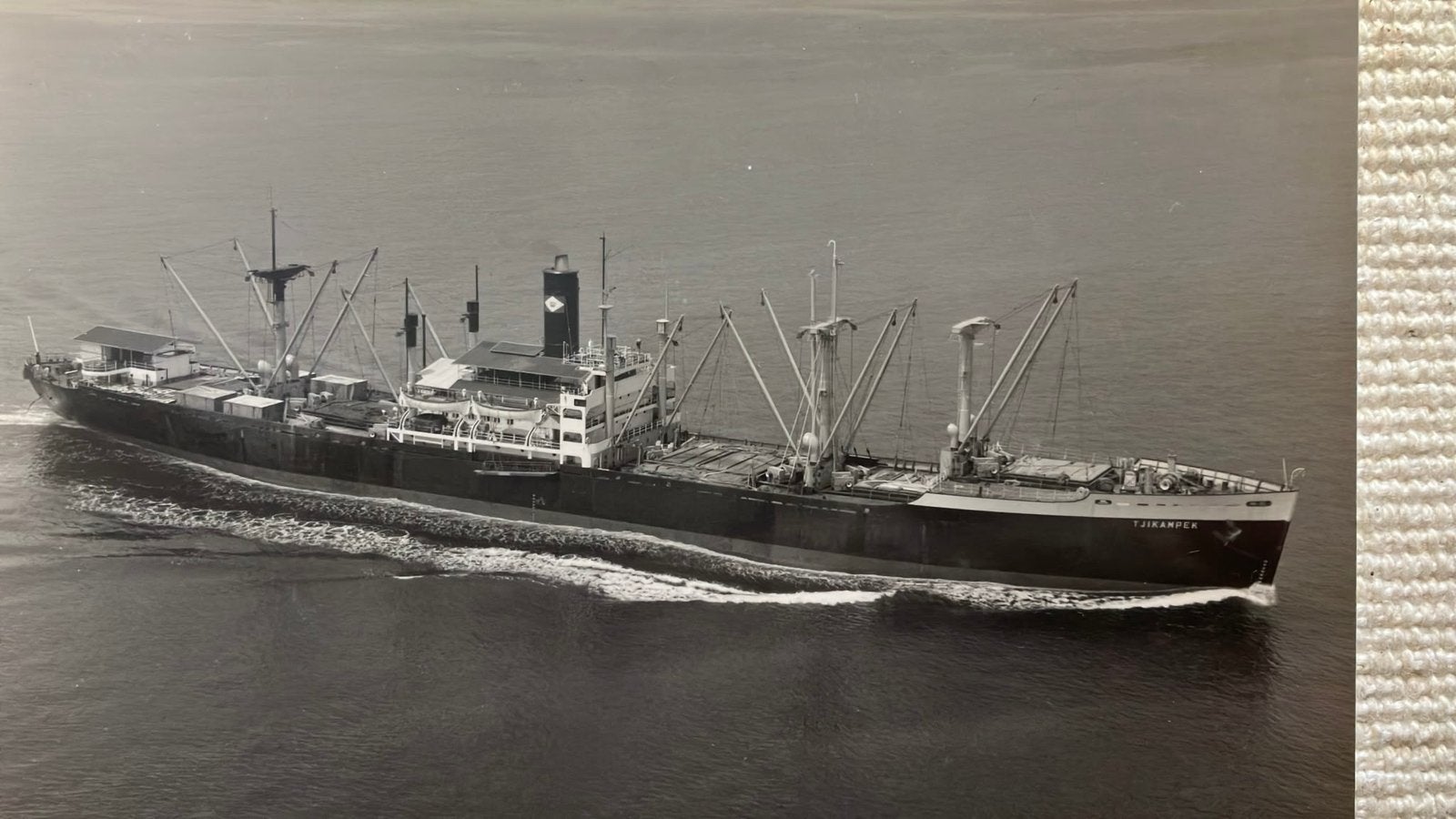 TJIKAMPEK   KJCPL  Victory Airphoto  1945/46 - 1970, Verzamelen, Scheepvaart, Ophalen of Verzenden, Zo goed als nieuw