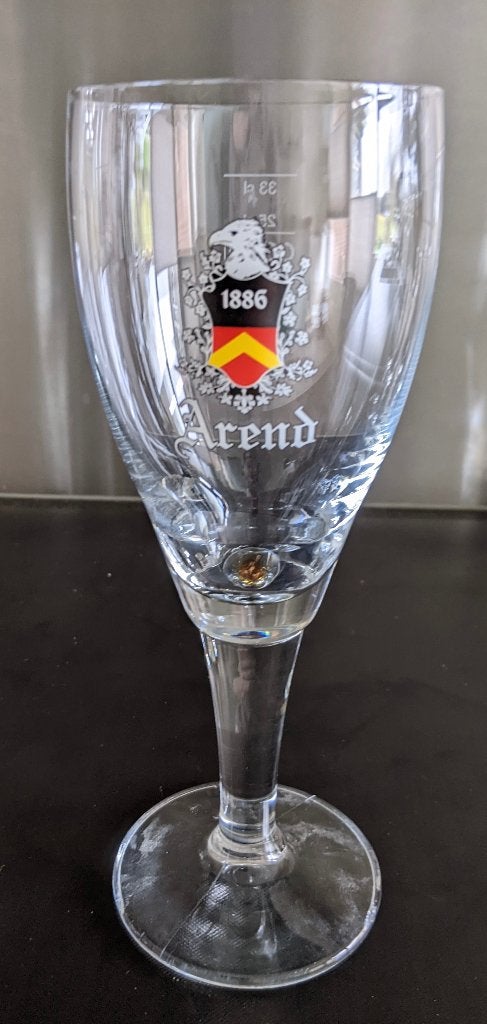 Arend Voetglas 33cl, Verzamelen, Glas en Borrelglaasjes, Ophalen of Verzenden, Overige typen
