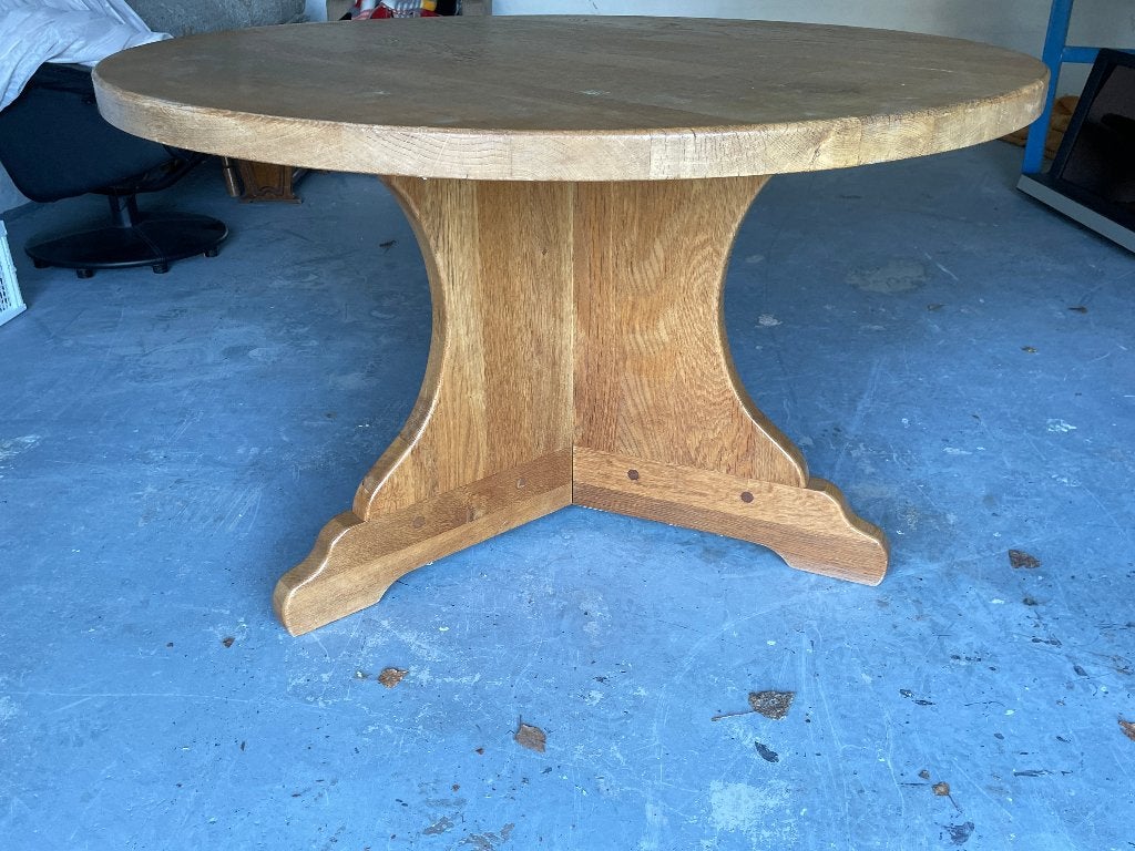 Eiken eethoek (klassieker), Ophalen, Gebruikt, Vier personen, 100 tot 150 cm