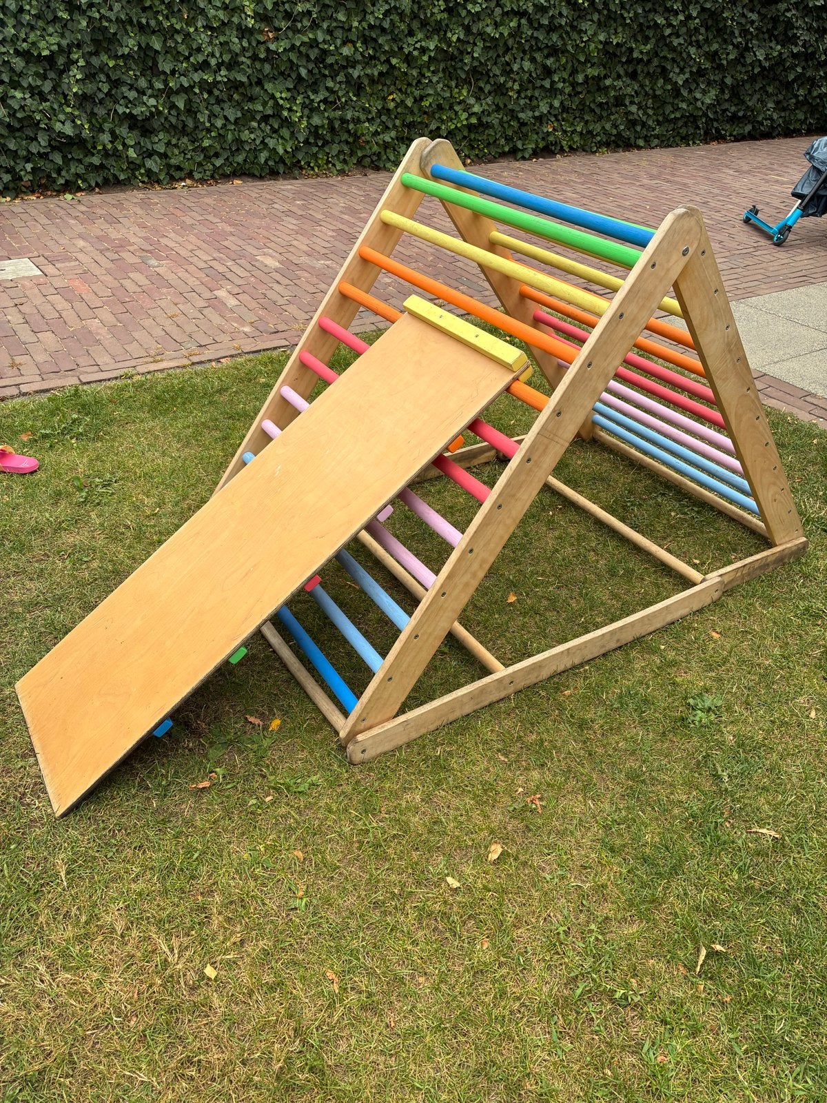 Klimrek met glijbaan voor kinderen, Kinderen en Baby's, Speelgoed | Buiten | Speeltoestellen, Ophalen, Gebruikt, Glijbaan
