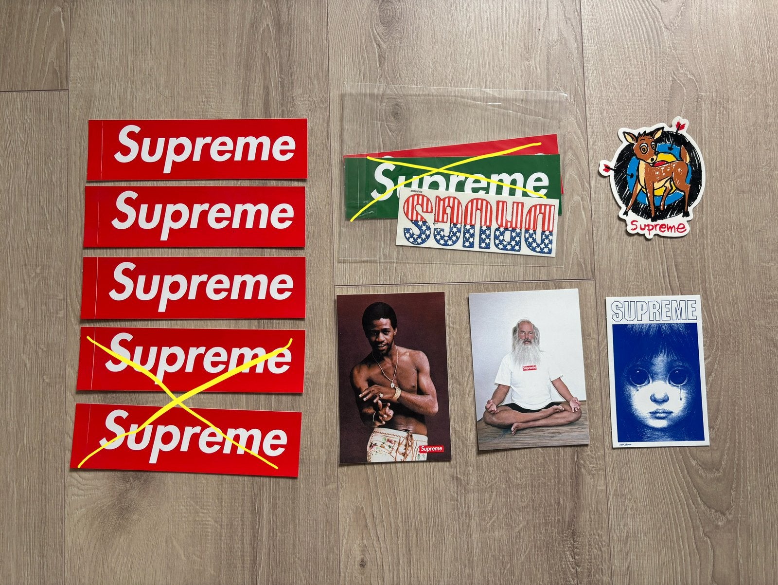 Supreme Sticker Collectie: Green Box Logo, Al Green, Ophalen of Verzenden, Nieuw, Merk