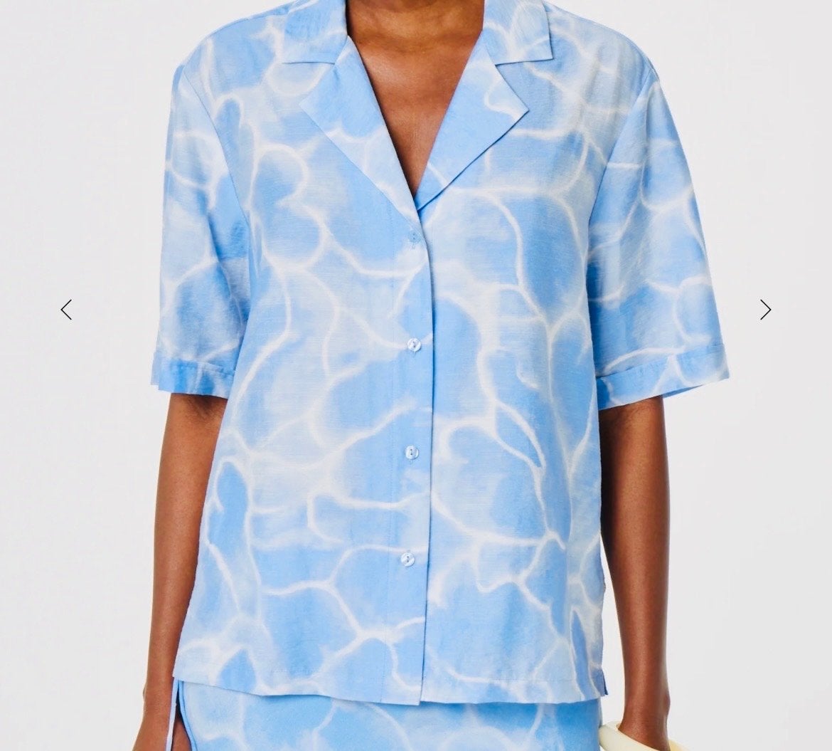 Nieuwe Fabienne Chapot blouse maat 38, blauw wit, Ophalen of Verzenden, Nieuw, Maat 38/40 (M), Blauw