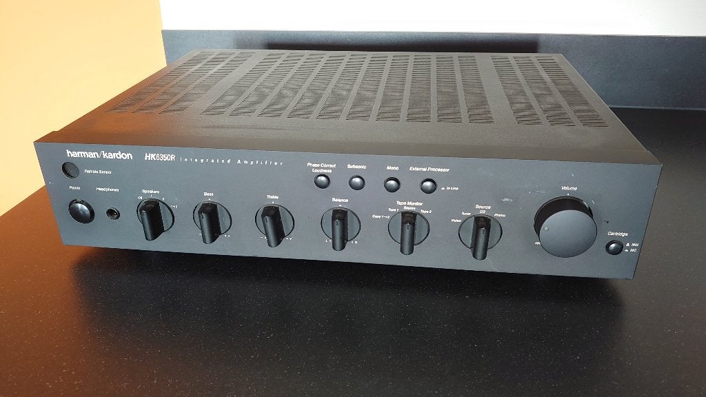 harman kardon versterker HK6350 i.z.g.staat, Zo goed als nieuw, 60 tot 120 watt, Stereo, Ophalen