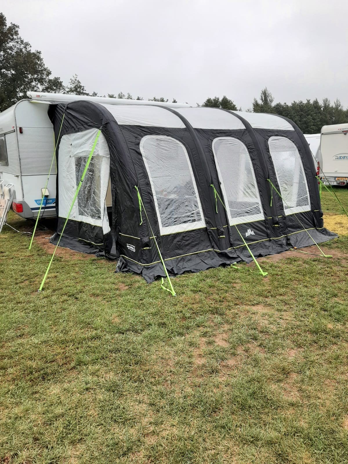 Obelink Viera 380 Easy Air Connected opblaasbare voortent, Ophalen, Gebruikt