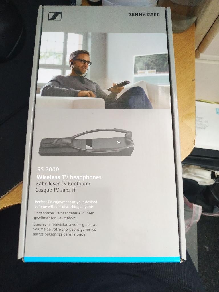 Sennheiser RS 2000 Tv draadloze hoofdtelefoon, Ophalen of Verzenden, Nieuw, Sennheiser, Draadloos