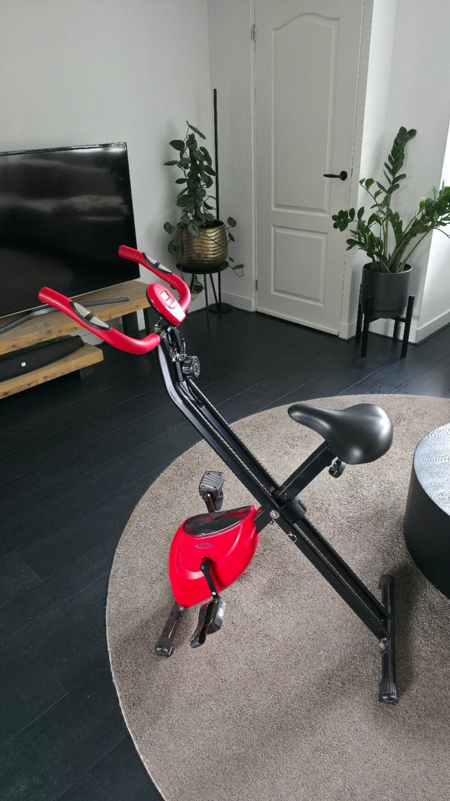 TecTake Hometrainer - Compact en Opvouwbaar, Ophalen, Gebruikt, Metaal, Benen