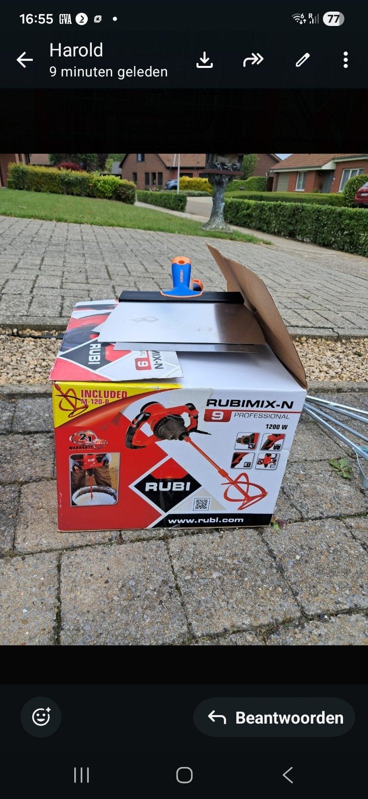 Rubimix-N Professional 9 1200W menger, Ophalen of Verzenden, Nieuw