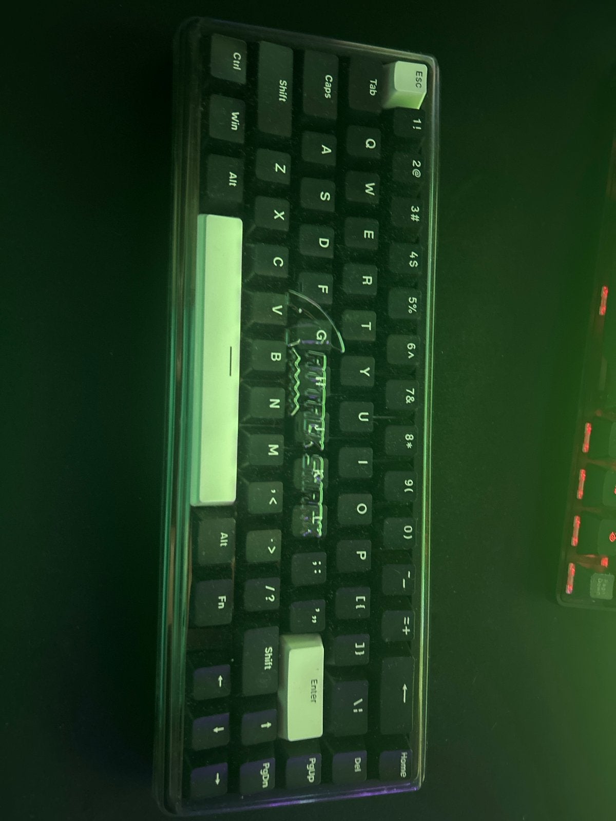 Attack shark x65 HE, Computers en Software, Gaming toetsenbord, Ophalen of Verzenden, Zo goed als nieuw, Draadloos