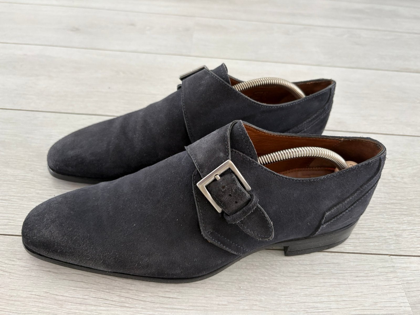 Greve 44, Verzenden, Blauw, Gespschoenen, Zo goed als nieuw