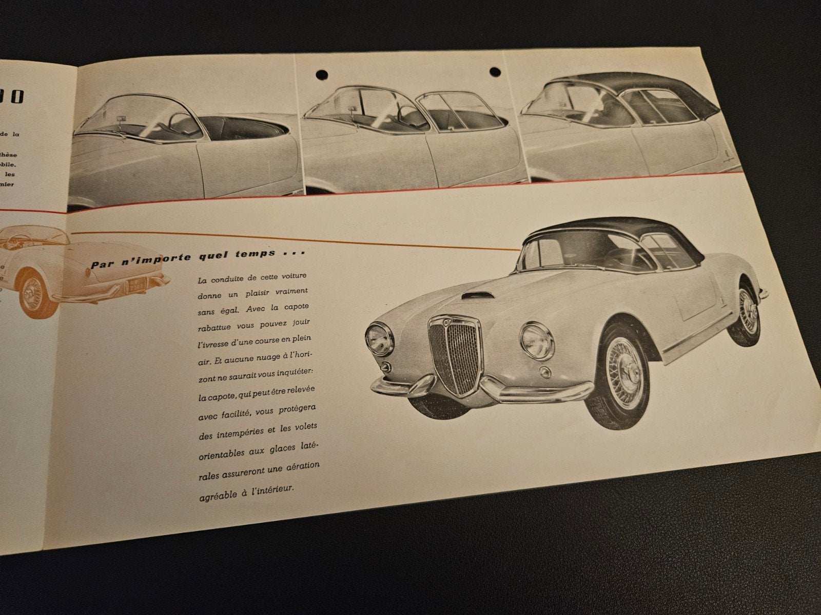Brochure Lancia Aurelia Spider GT 2500, Ophalen of Verzenden, Zo goed als nieuw, Overige merken