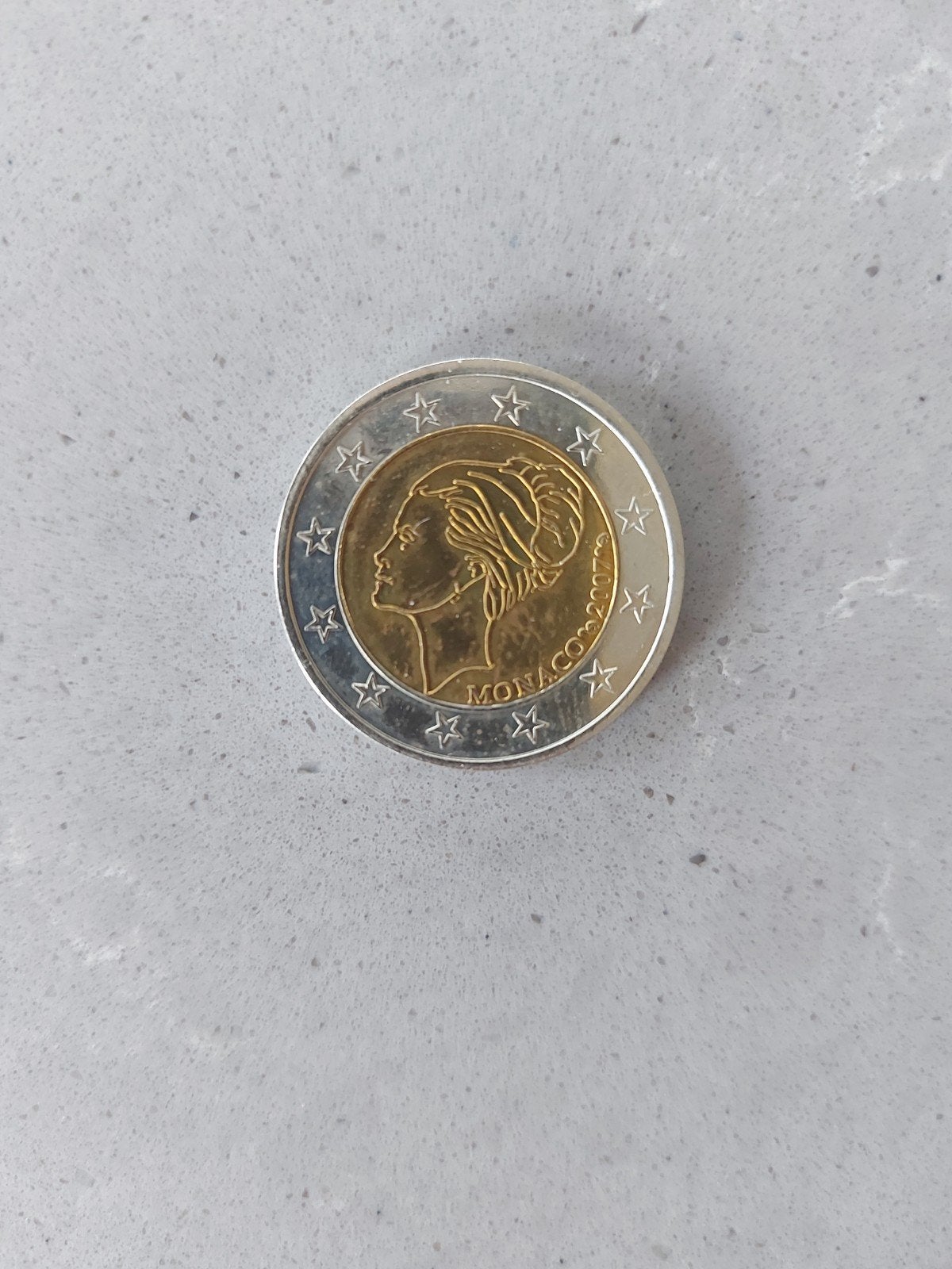 Zeldzame 2 Euro munt Monaco 2007 - Prinses Grace Kelly, Postzegels en Munten, Ophalen of Verzenden, Monaco, 2 euro, Losse munt