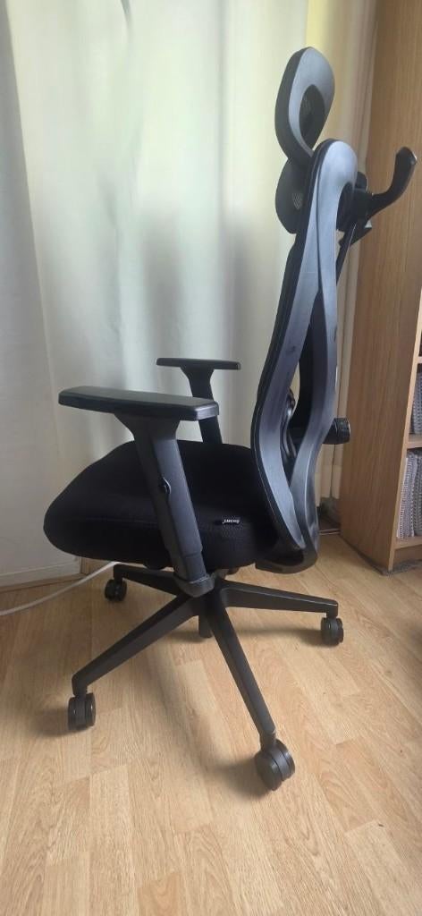 Backerz Mesh Ergonomische Bureaustoel, Ophalen, Gaming bureaustoel, Zwart, Zo goed als nieuw