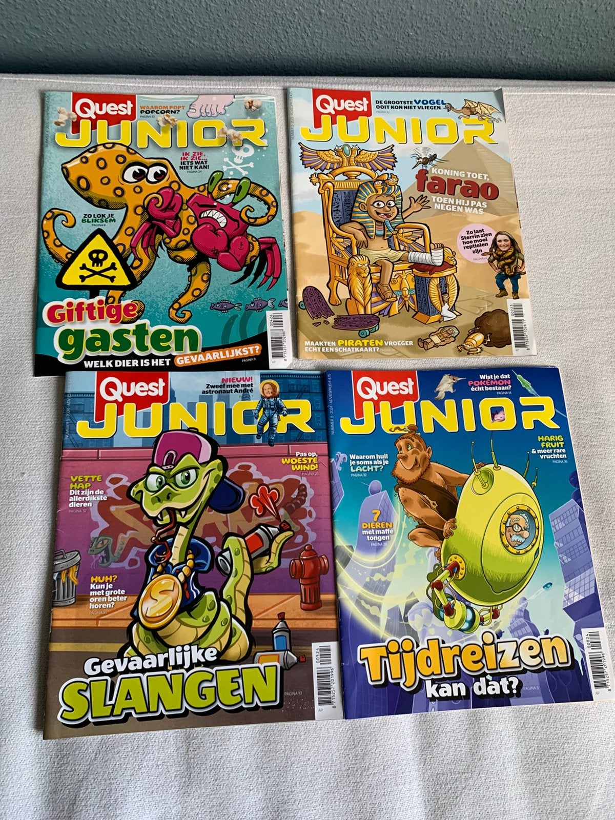 Quest Junioren tijdschriften en vakantieboeken, Boeken, Ophalen, Gelezen, Wetenschap en Natuur