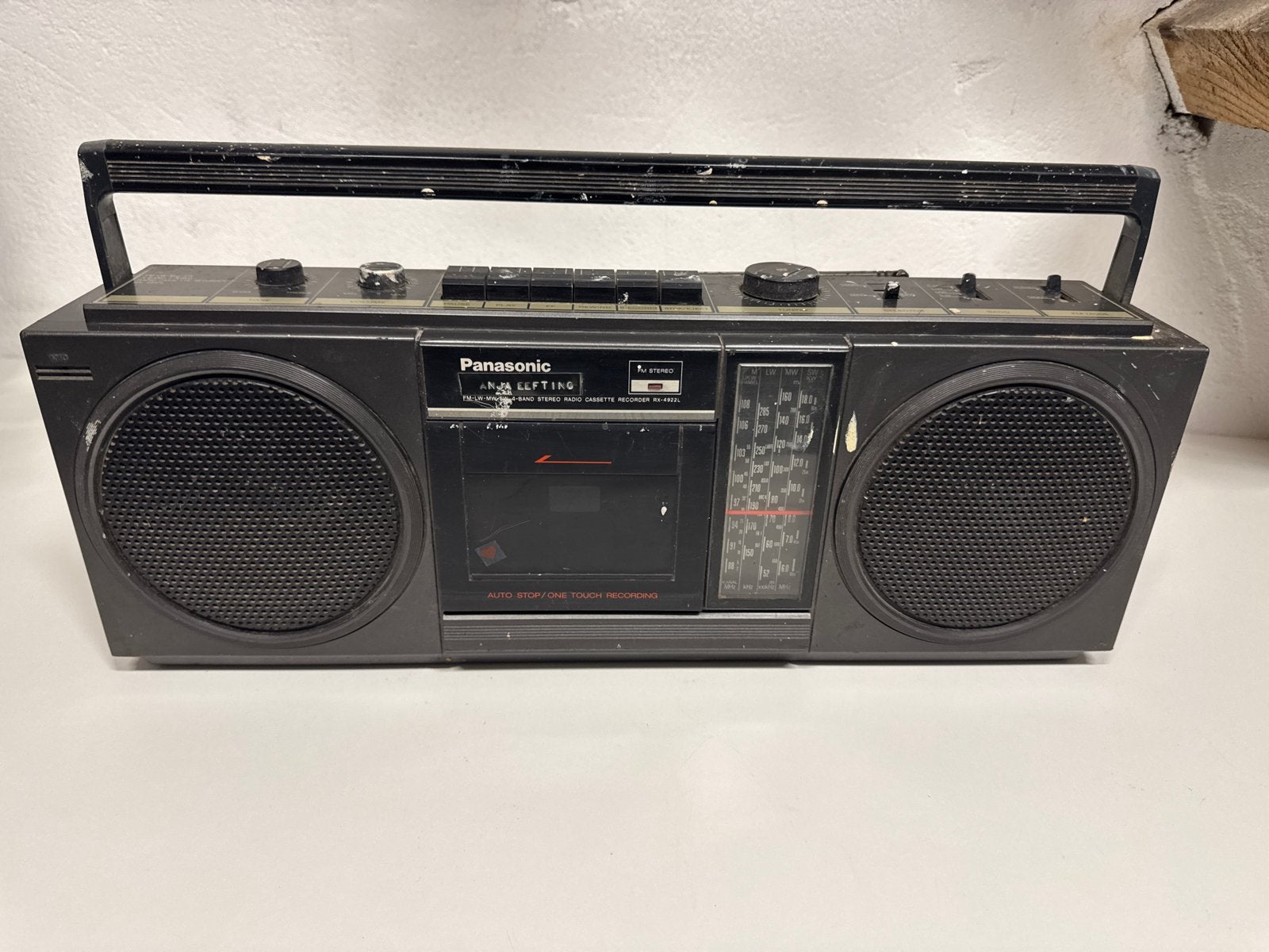 Panasonic RX-C31L Boombox - Schuurvondst, opknapper, Ophalen of Verzenden, Niet werkend