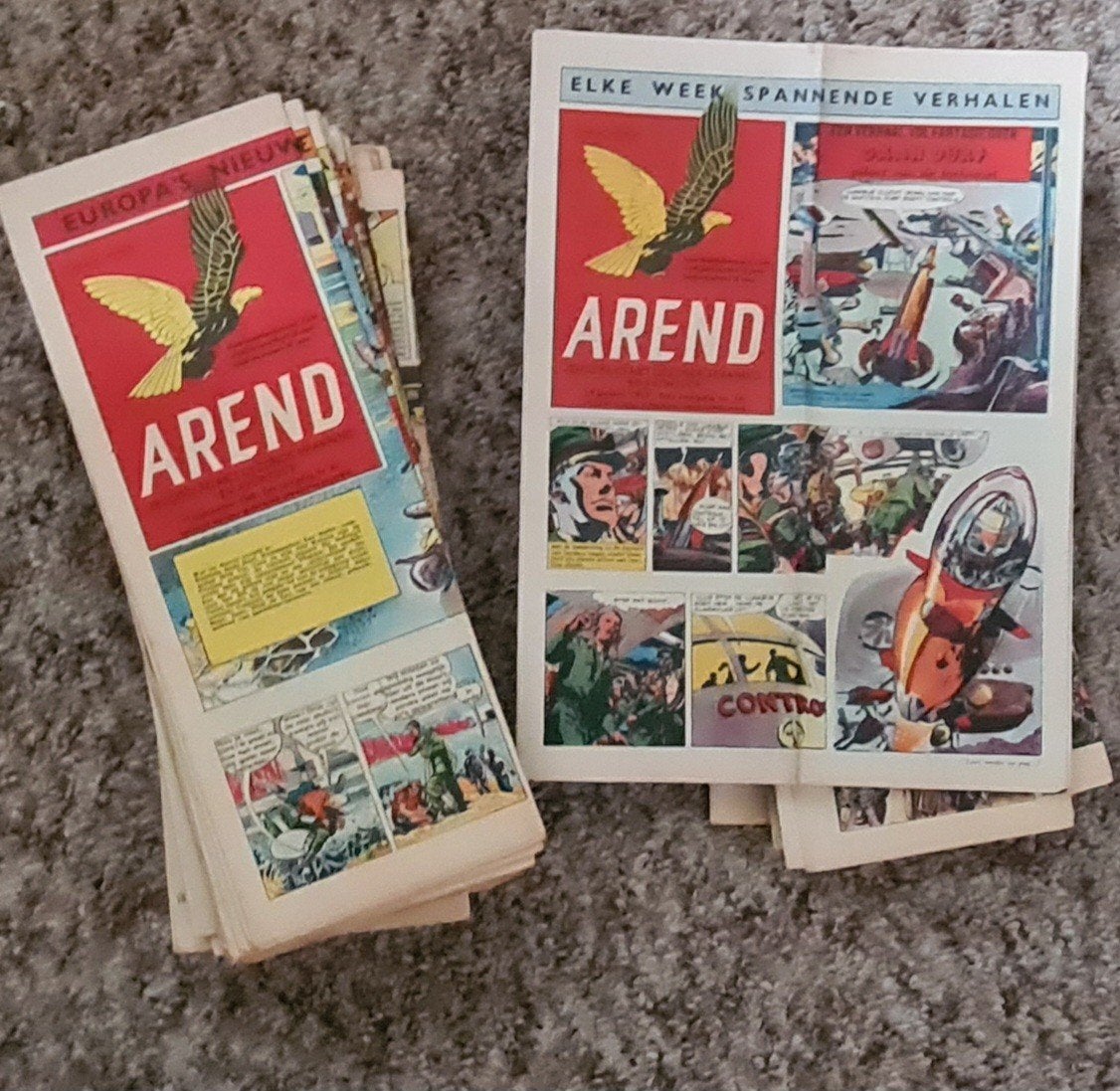 Arend Jeugdblad - ca. 200 stuks uit 1960-1963, Meerdere stripboeken, Ophalen of Verzenden, Gelezen