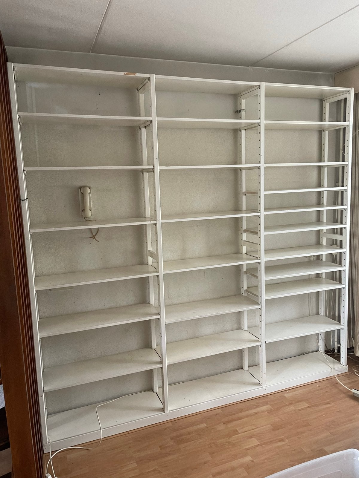 Boekenkast/stellingkast Haaghuishof met verstelbare planken, Ophalen, Gebruikt, 200 cm of meer, 25 tot 50 cm