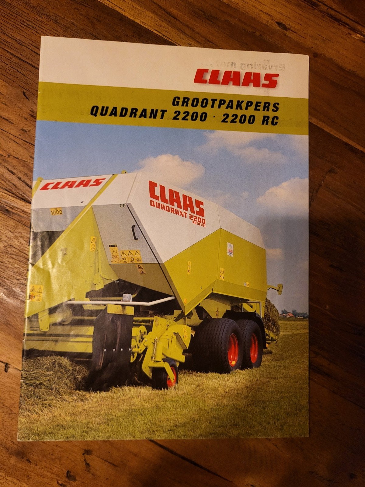 tractor folder Claas QUADRANT 2200 grootpakpers, Ophalen of Verzenden