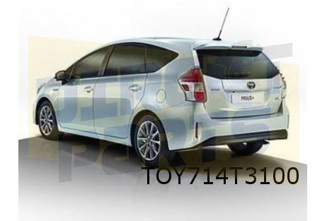 Toyota Prius+ (-11/14) achterbumper (te spuiten) Origineel!, -, -, Nieuw, Ophalen of Verzenden
