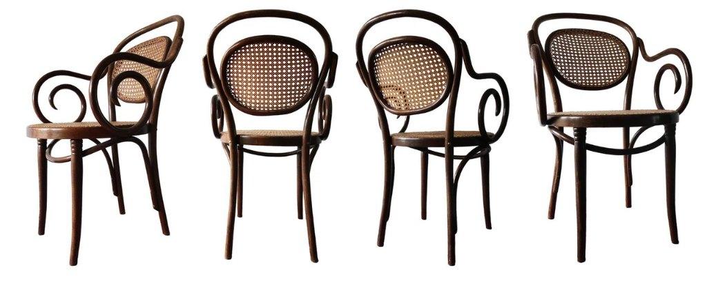 Thonet stoel nr. 11 (2/4), Antiek en Kunst, Ophalen