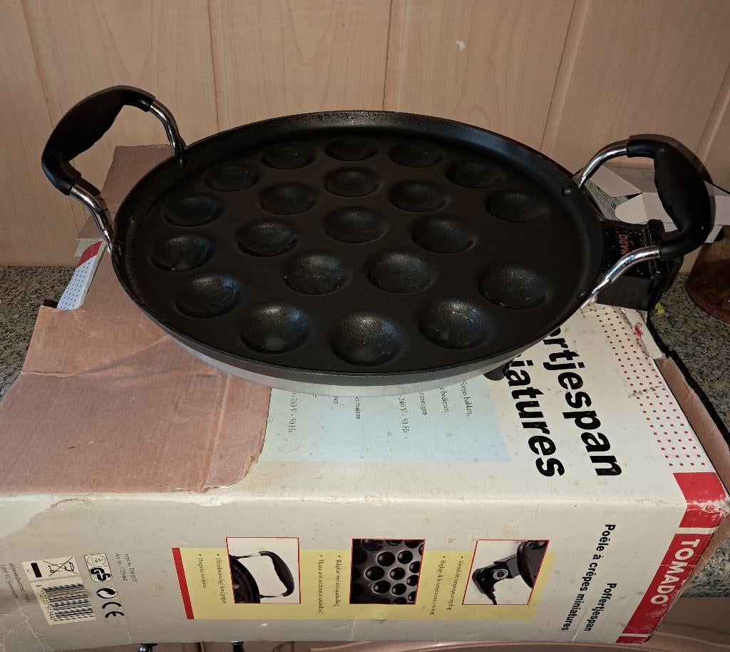 Goede Tomado elektrische Poffertjespan, Ophalen of Verzenden, Zo goed als nieuw, Overige materialen