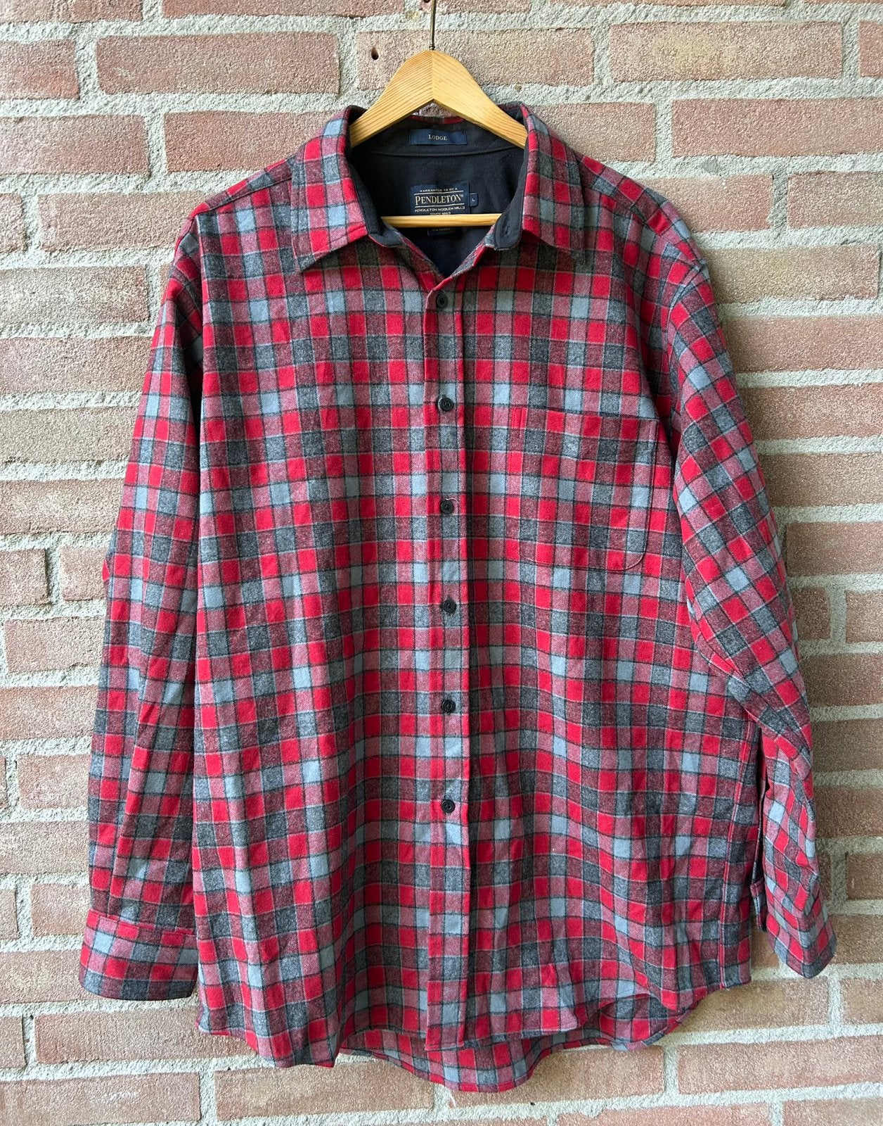 Pendleton Overhemd Wol USA Fabrics L.L. Bean LVC RRL NIEUW, Ophalen of Verzenden, Zo goed als nieuw, Rood, Halswijdte 41/42 (L)