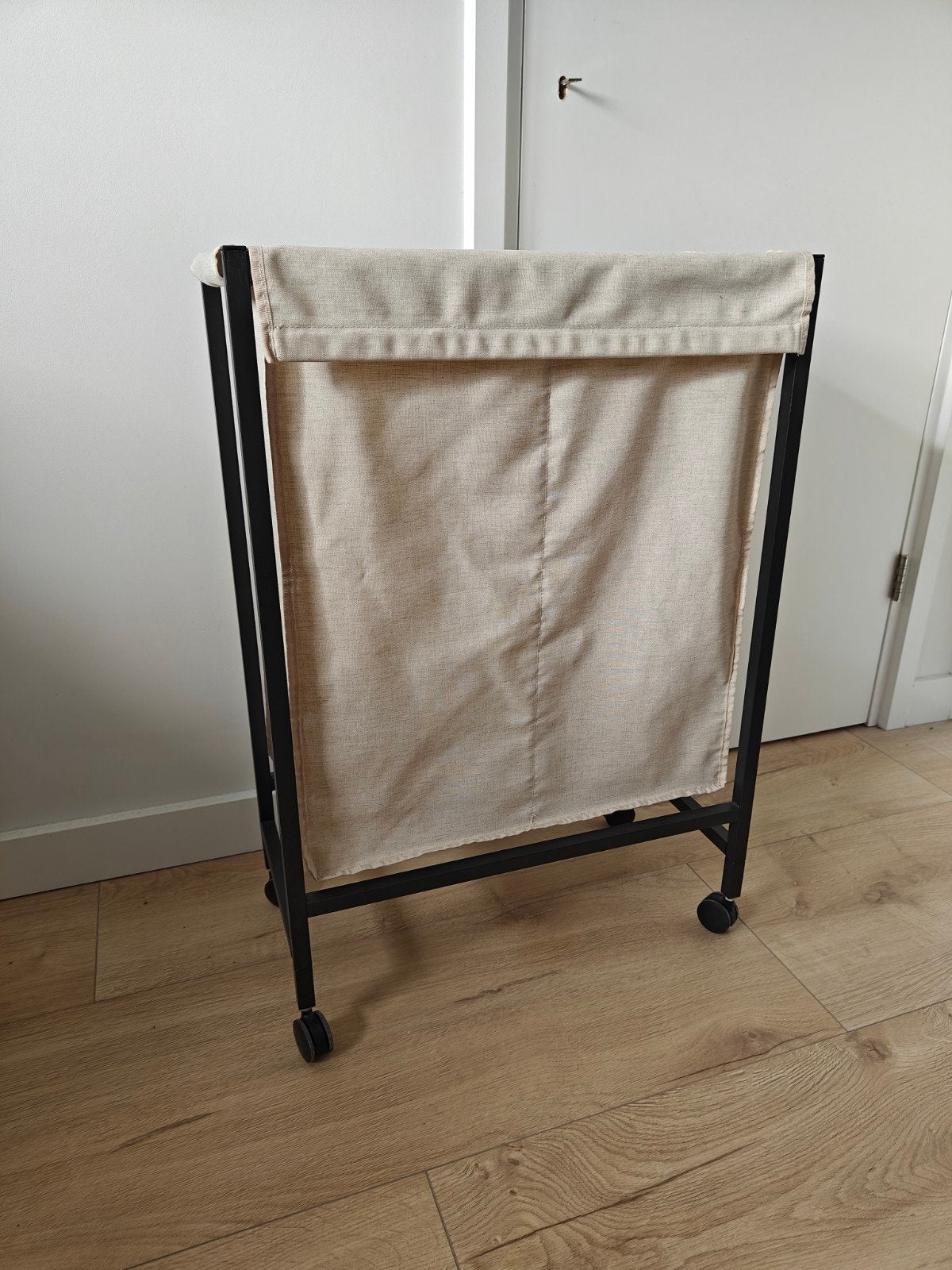 IKEA ENHET wasmand zwart met beige, Ophalen, Gebruikt