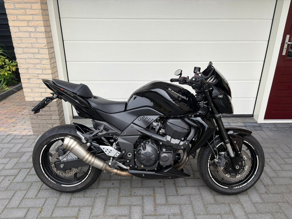 Kawasaki Z750 ABS Zwart 2009 - LeoVince GP Pro - Rizoma, 4 cilinders, Motorrijbewijs A, Gebruikt, Particulier