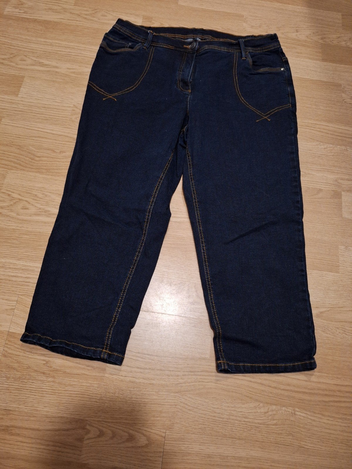 BPC Bonprix Collection Capri Jeans Maat 48, Kleding | Dames, Blauw, Bpc bonprix collection, Ophalen of Verzenden, Zo goed als nieuw