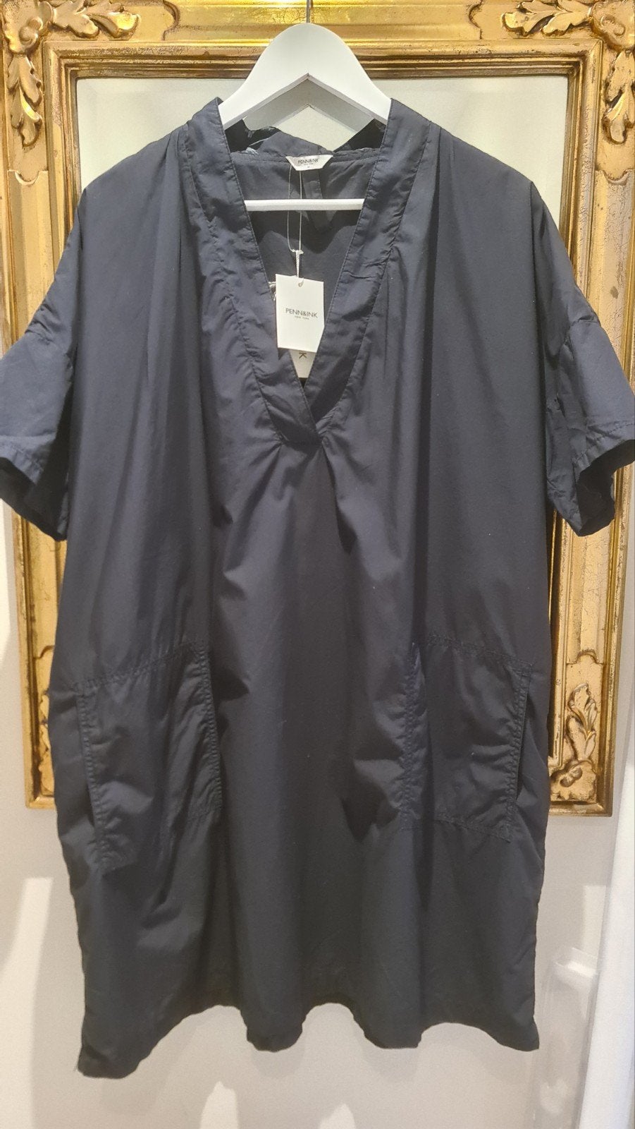 Nieuwe navy tunic tuniek katoen Penn&Ink N.Y.  36 S 38 M, Penn&ink N.Y., Blauw, Nieuw, Ophalen of Verzenden