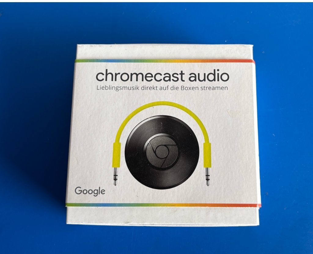 Google Chromecast Audio • In Originele Doos • Getest, Ophalen, Zo goed als nieuw, Optische audio, Zonder harde schijf