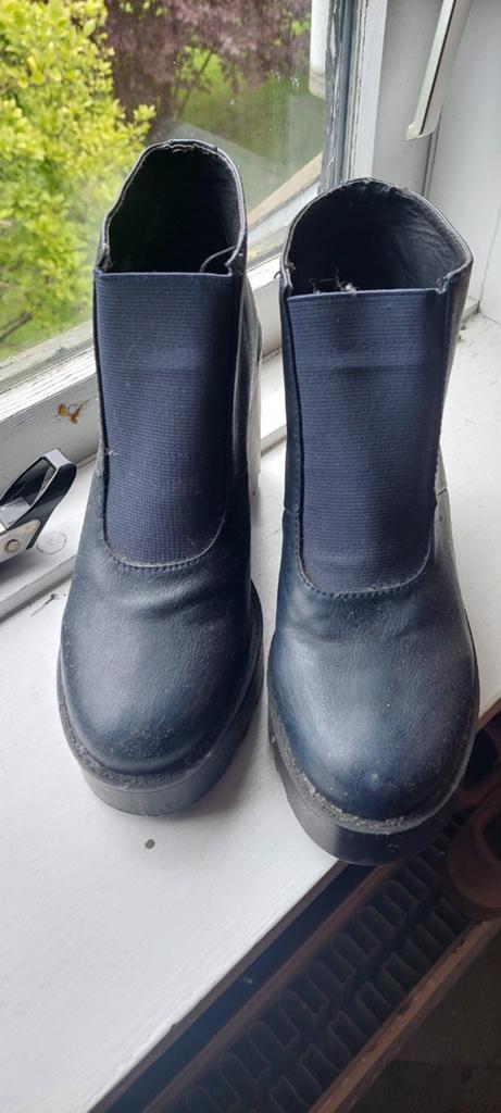 Plateau boot, Kleding | Dames, Schoenen, Blauw, H&M Divided, Lage of Enkellaarzen, Ophalen of Verzenden