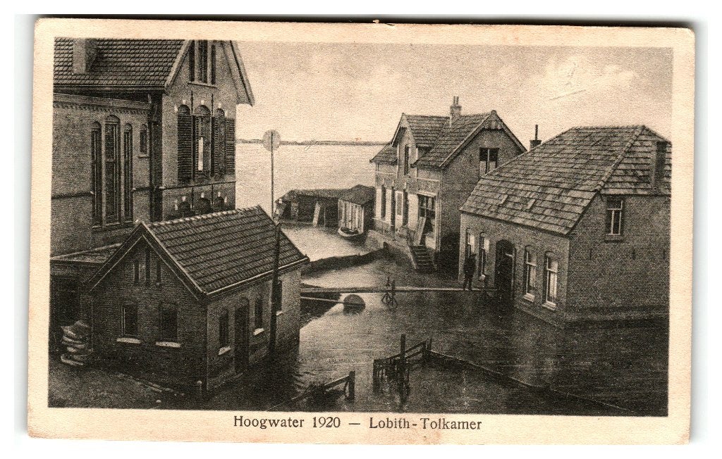 Lobith-Tolkamer, Hoogwater 1920, Verzamelen, Ansichtkaarten | Nederland, Verzenden, 1920 tot 1940, Ongelopen, Gelderland