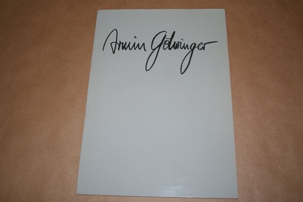 Armin Göhringer. Tekenen. Schilderen. Beeldhouwen., Ophalen of Verzenden, Gelezen