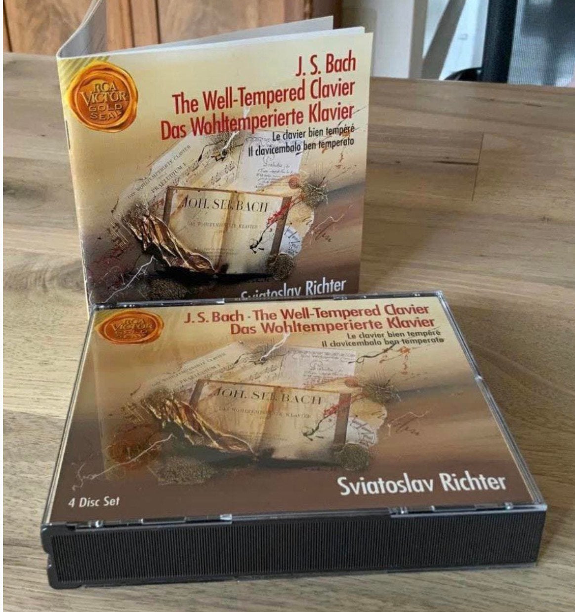 CDs Bach - Das Wohltemperierte Klavier - Sviatoslav Richter, Verzenden, Zo goed als nieuw