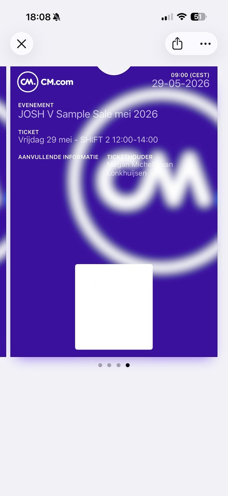 JOSH V Sample sale 2 tickets, Twee personen