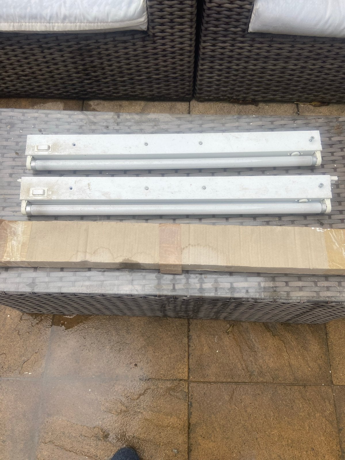 3 HACO System-Leuchte HAL-III UNI-S lampen, Metaal, Wit, Overige merken, Gebruikt