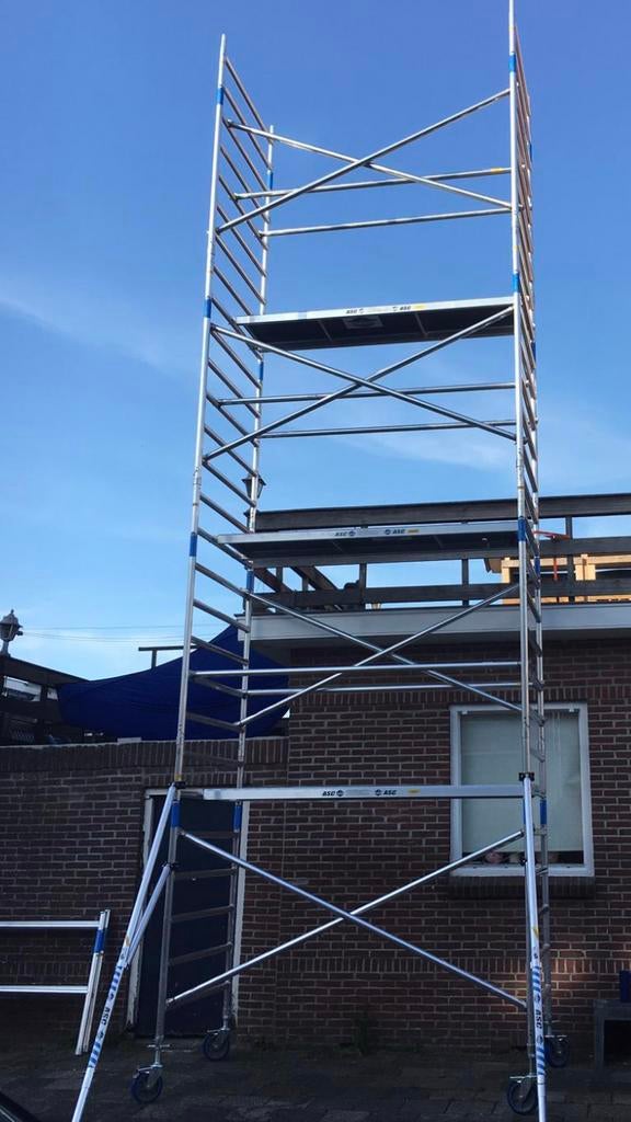Rolsteiger huren?, Doe-het-zelf en Verbouw, Ophalen of Verzenden, Zo goed als nieuw, Rolsteiger of Kamersteiger, 5 meter of hoger