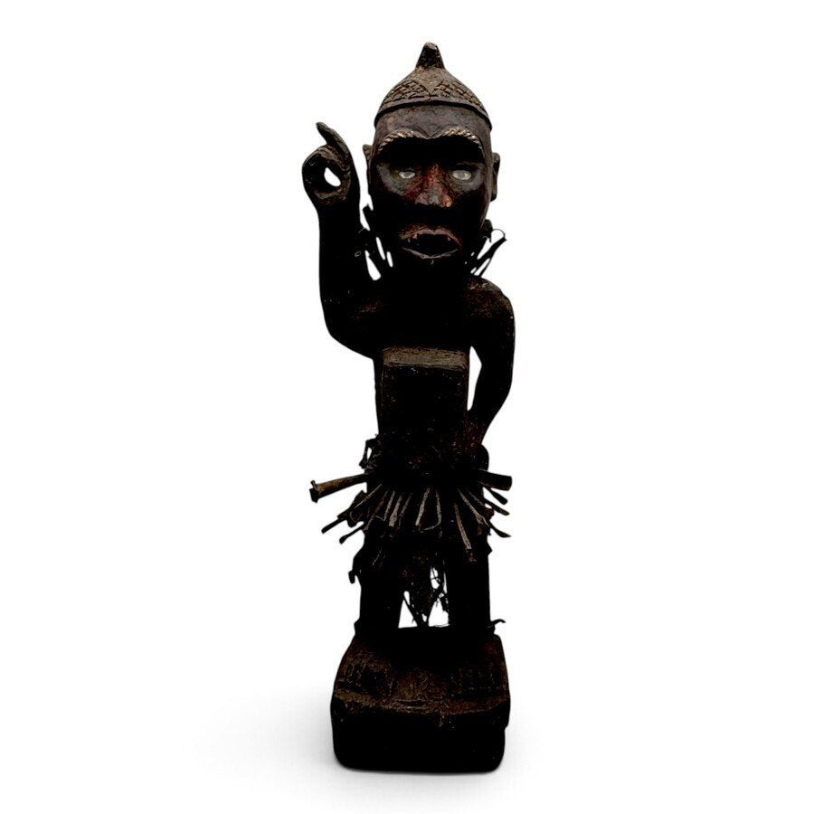 Nkisi Beeld [ Congo ], Hout, Bruin, Afrika, Ophalen of Verzenden