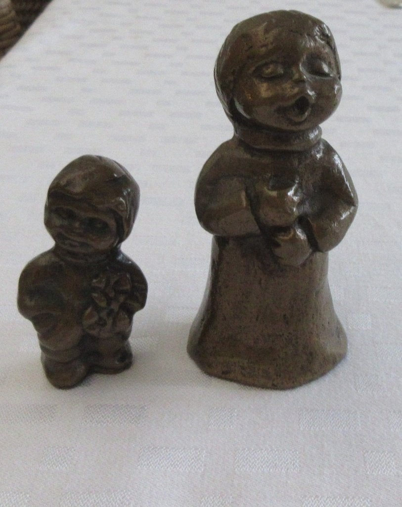 2 Bronzen beeldjes Julia Emmi Limpke?, Ophalen of Verzenden