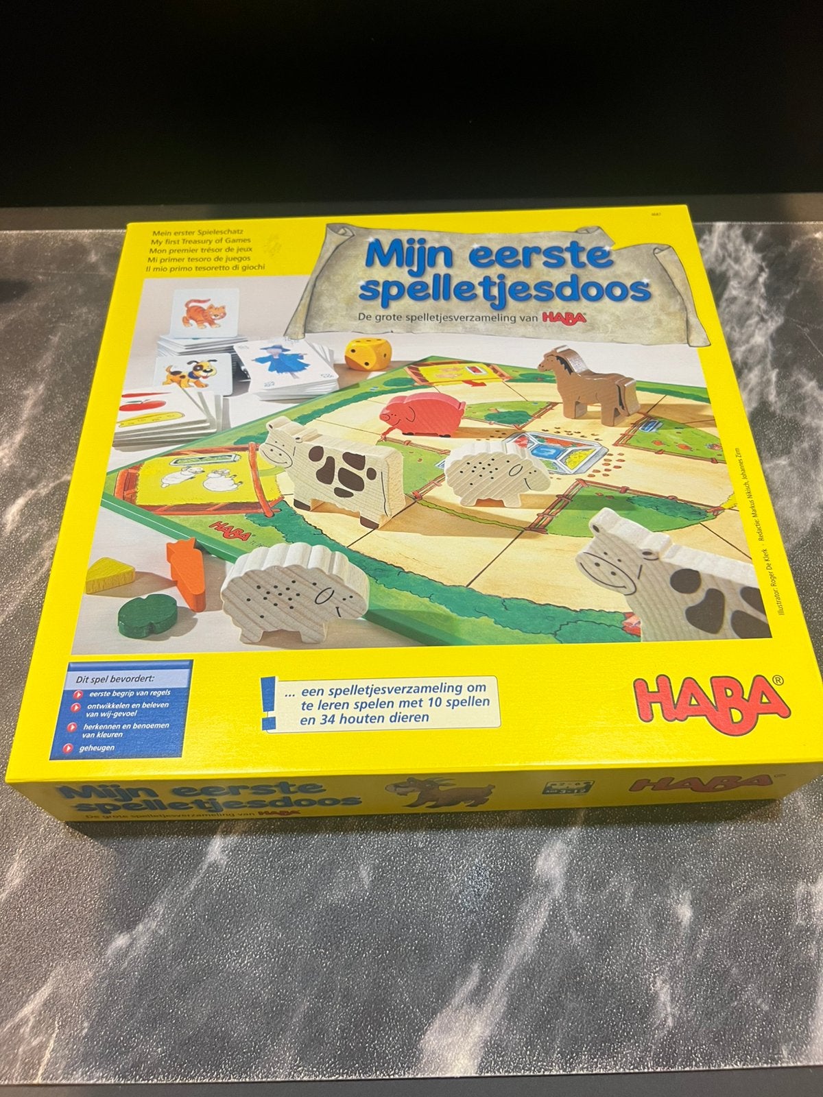 HABA mijn eerste spelletjes doos, Ophalen of Verzenden, Zo goed als nieuw