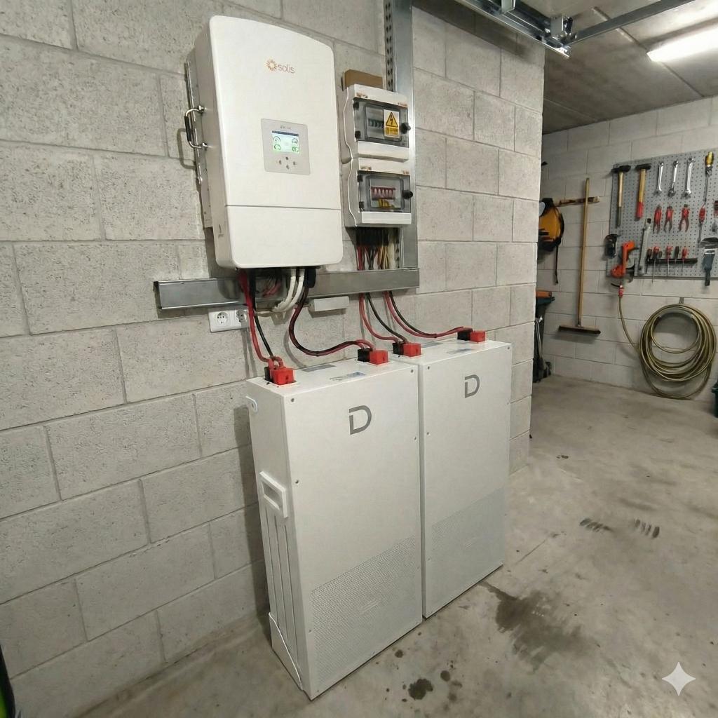 Thuisbatterij 32kwh inclusief 10KW omvormer en installatie, Dyness, Nieuw, Ophalen of Verzenden, Service@dyness.nl