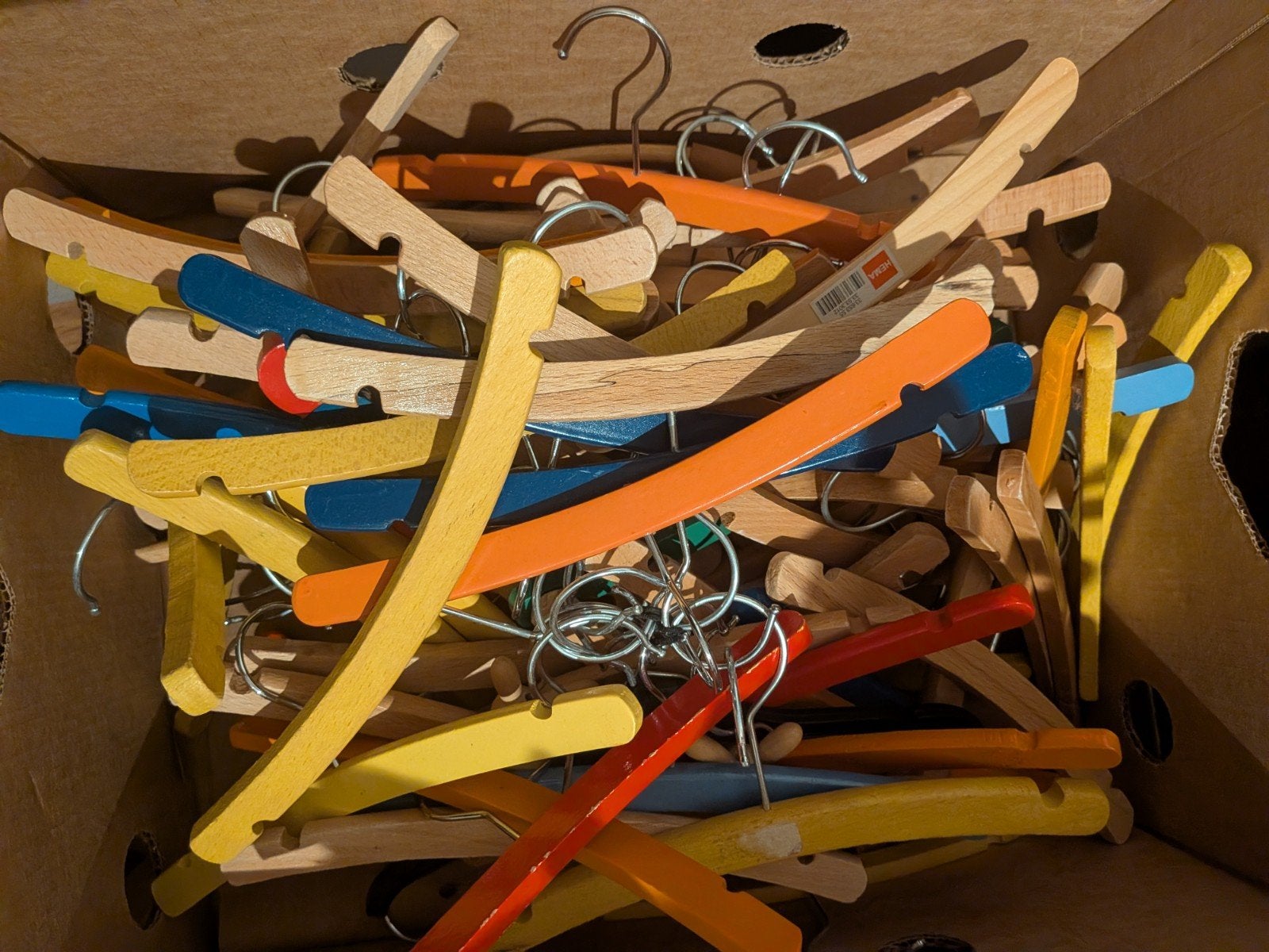 Kinderkledinghangers, Ophalen of Verzenden, Hout