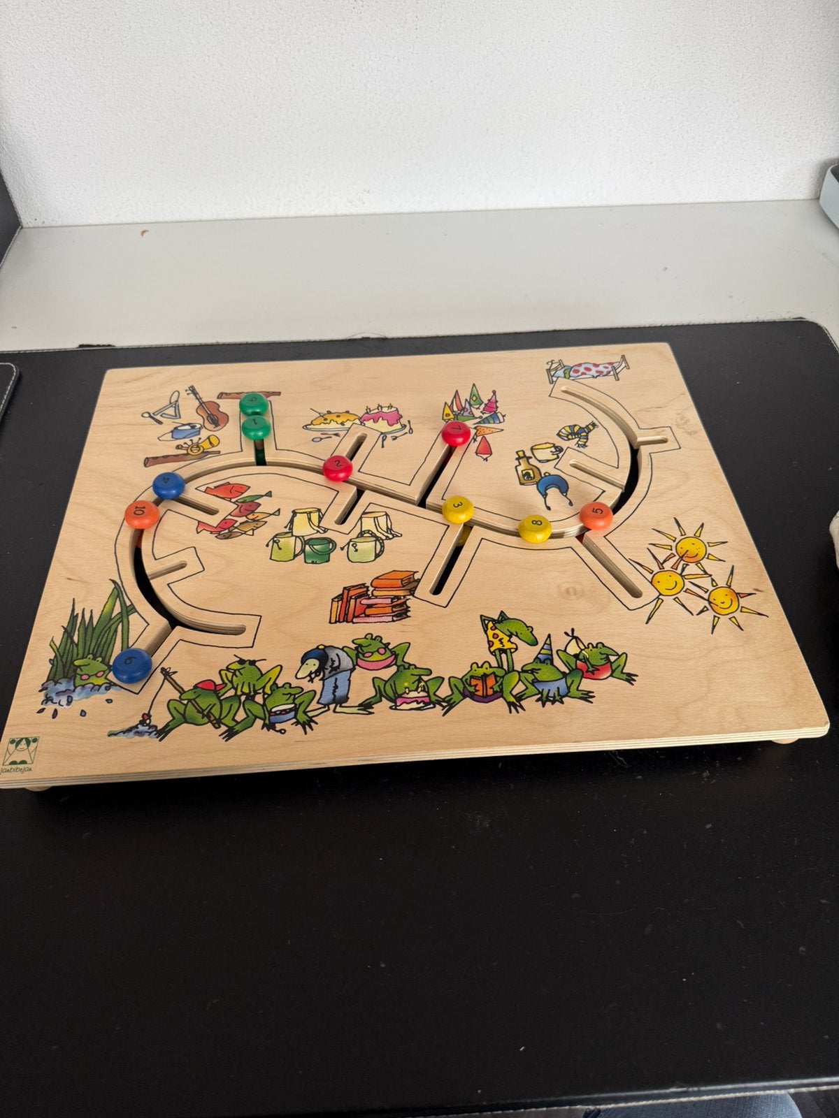 Janbibejan spel/puzzel, 2 tot 4 jaar, Ophalen of Verzenden, Zo goed als nieuw, Van hout