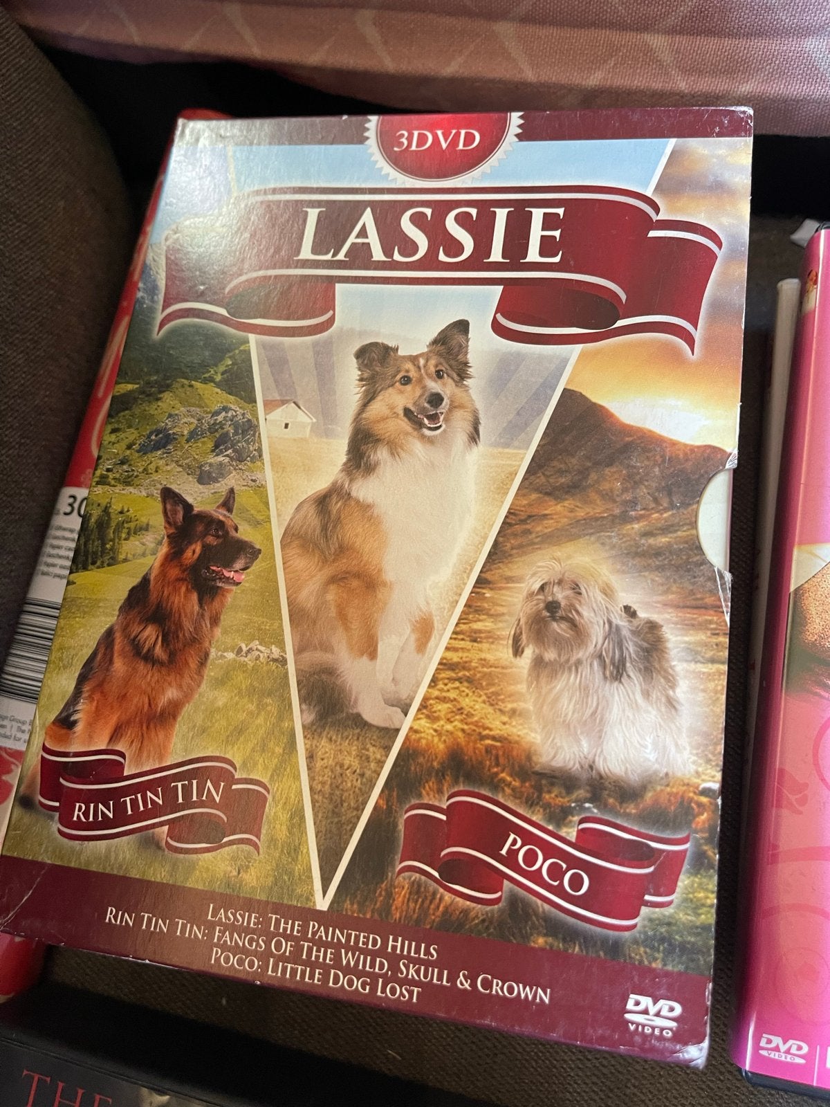 Lassie, Rin Tin Tin & Poco 3DVD Boxset, Avontuur, Gebruikt, Alle leeftijden, Boxset