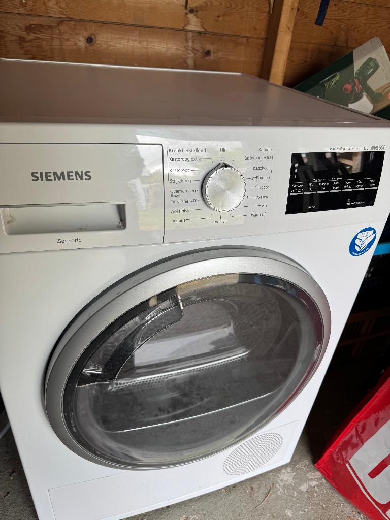 Siemens droger IQ500, Ophalen, 6 tot 8 kg, Minder dan 85 cm, Zo goed als nieuw
