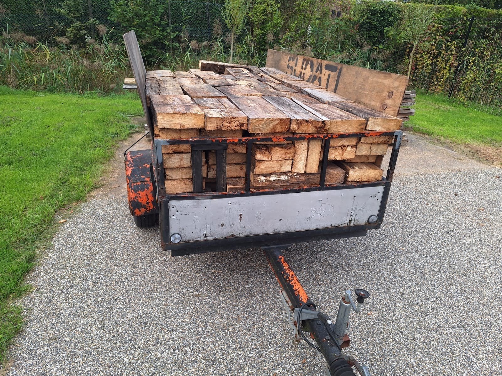Gezaagde blokken brandhout (50cm), Tuin en Terras, Minder dan 3 m³, Ophalen, Blokken