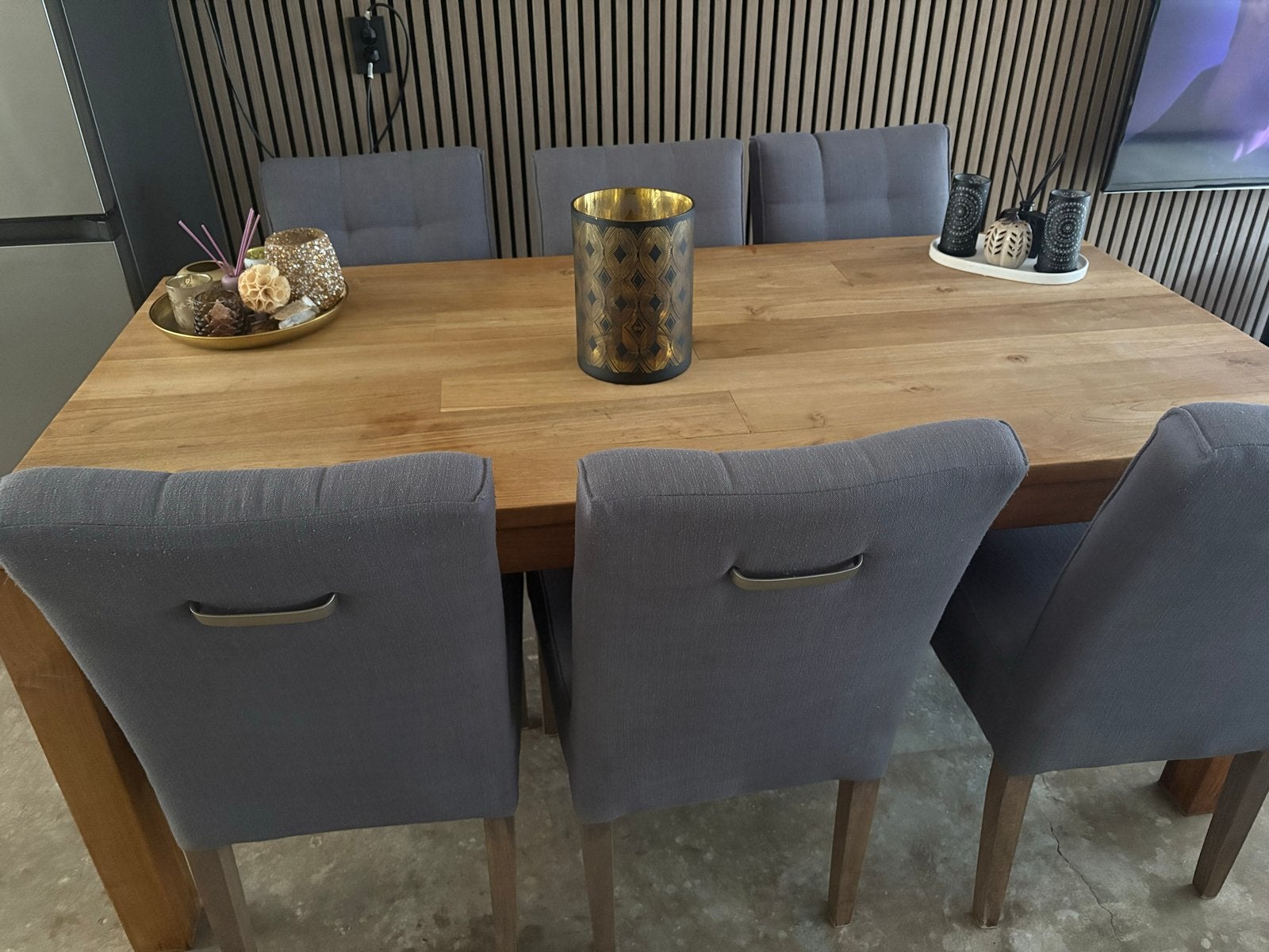 Eiken eettafel 90x180 cm, Ophalen, Gebruikt, Eikenhout, 50 tot 100 cm