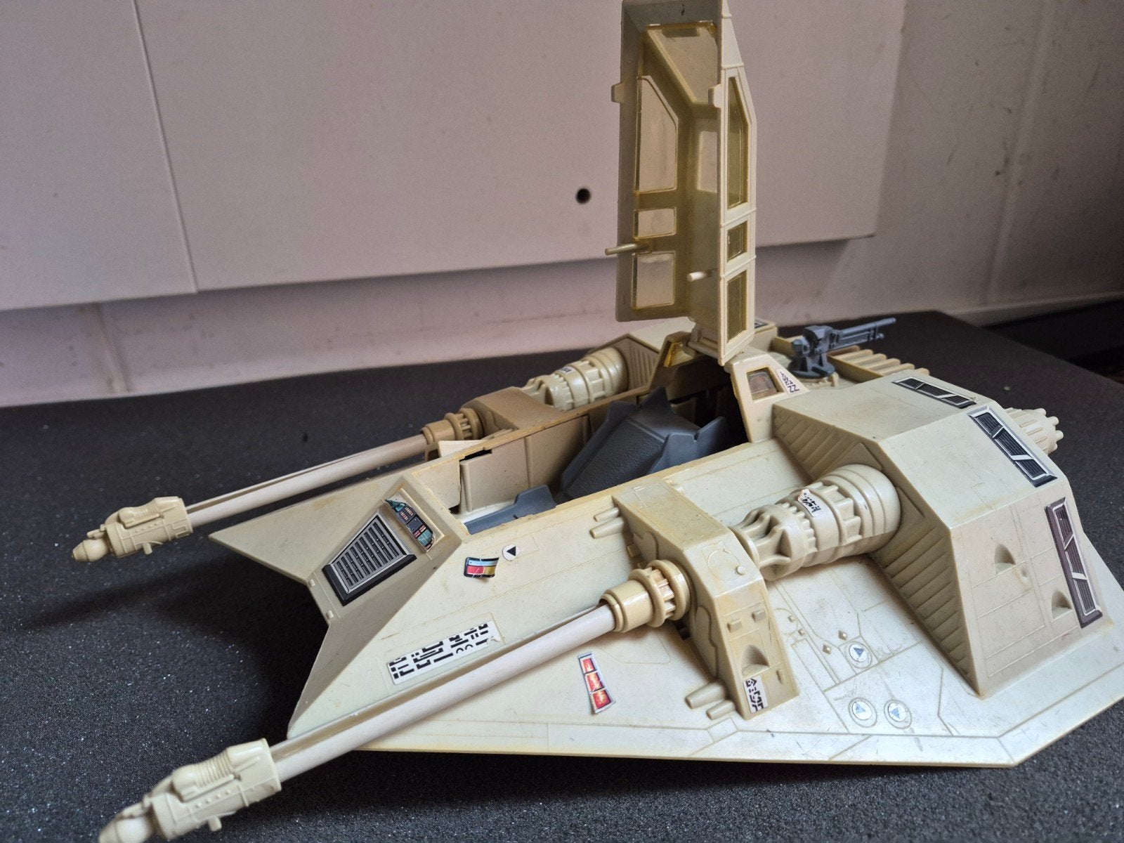 Star Wars Kenner Vintage Snowspeeder (touw blok ontbreekt), Ophalen of Verzenden, Gebruikt, Actiefiguurtje
