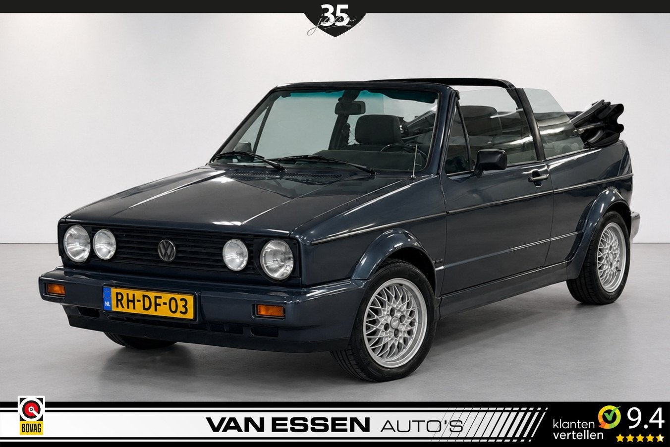 Volkswagen Golf Cabriolet 1.6 GLS KARMANN Nieuwe Cabrio Kap!, Voorwielaandrijving, Cabriolet, Bedrijf, Handgeschakeld