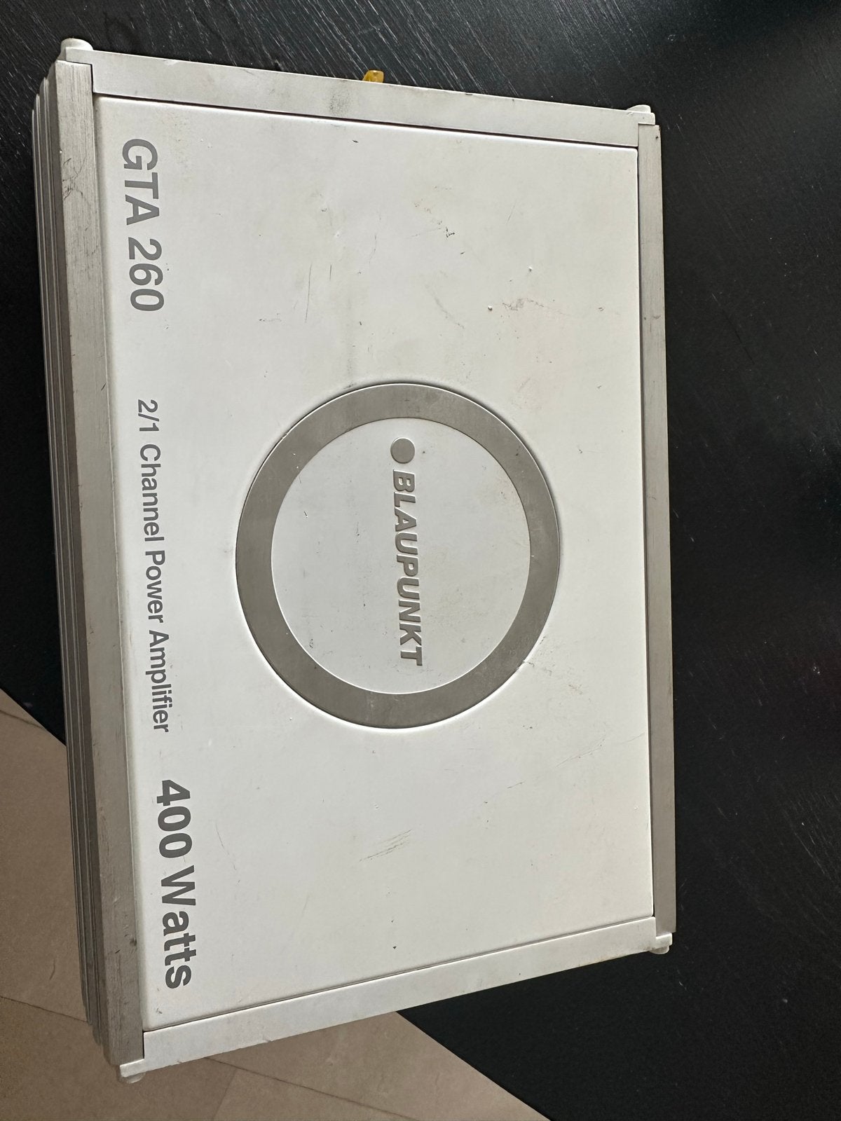 Blaupunkt GTA 260 2/1 kanaals eindversterker 400 watt, Ophalen of Verzenden, Gebruikt